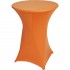 Statafelrok Élégance oranje voor statafel 80-85 cm