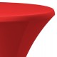 Statafelrok Élégance rood voor statafel 80-85 cm
