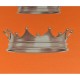 Tafel topcover 80 85 cm oranje met kroon